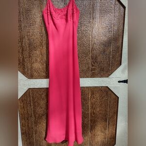 Chelsea Nites Vintage Formal Red Maxi Prom Dress Size 6